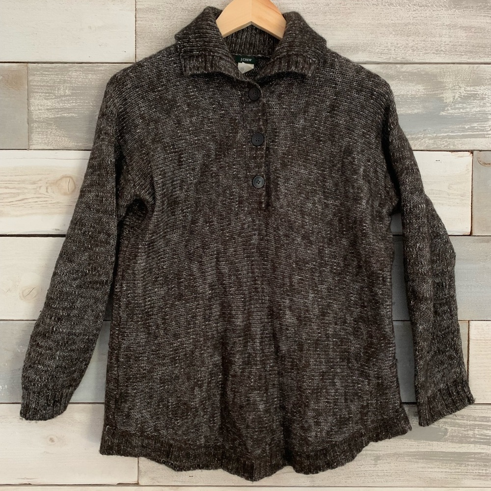 J. Crew | Brown Wool Midweight Pullover Sweater